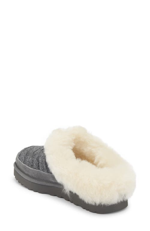 Ugg ® Clette Genuine Shearling Lined Indoor/outdoor Slipper In Gray