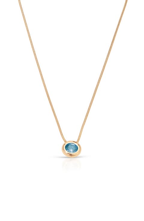 Cubic Zirconia Pendant Necklace