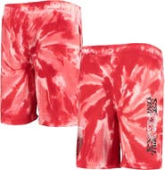 Outerstuff Youth Red Portland Trail Blazers Santa Monica Tie-Dye Shorts