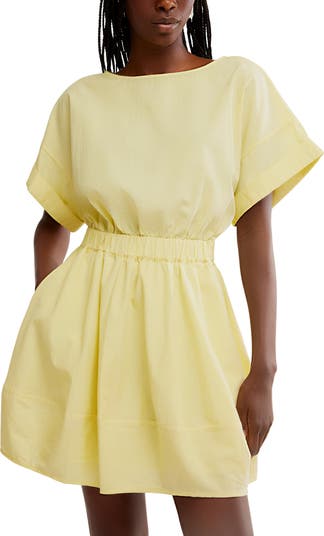 Full Time Fun Cotton Poplin Minidress