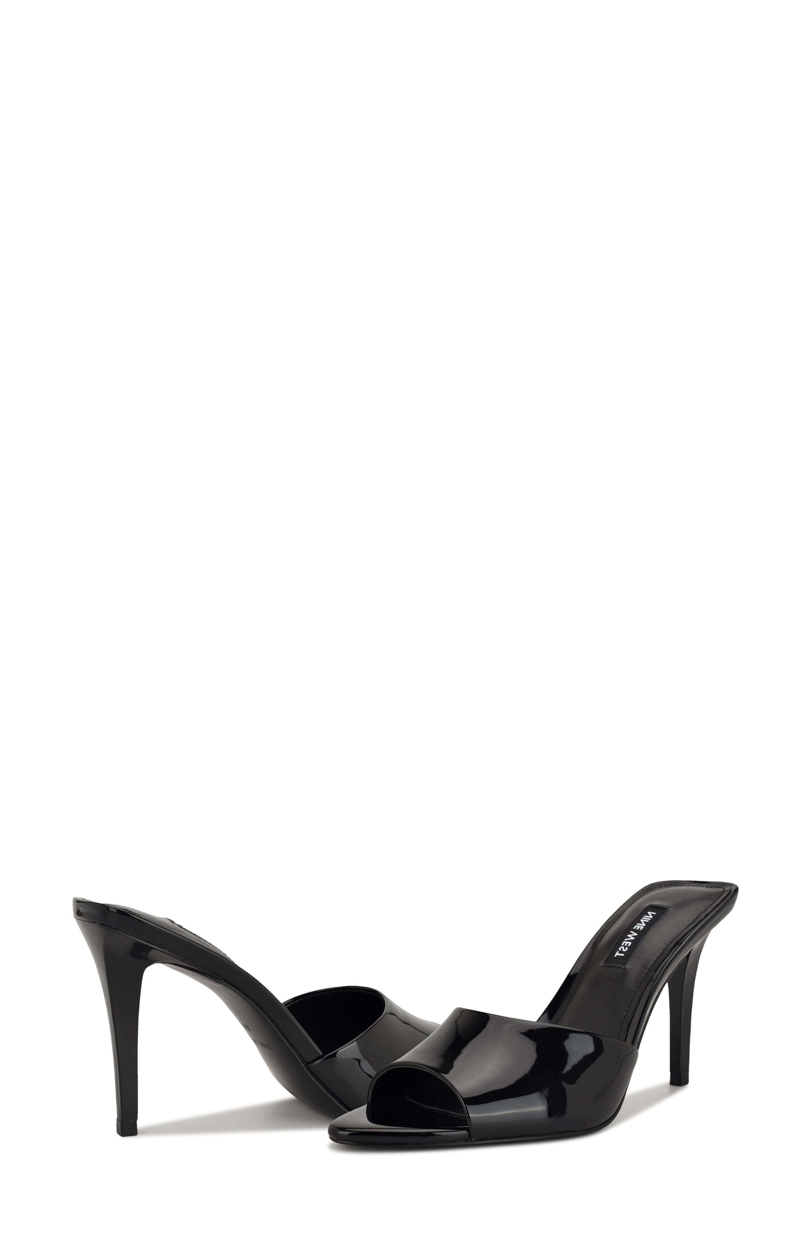 Nine West Hather Sandal, Alternate, color, Black