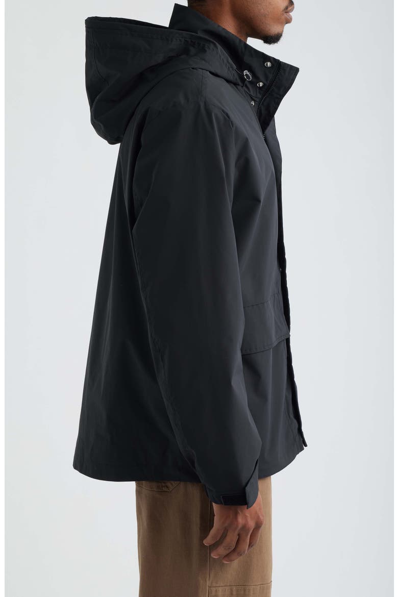 Hooded Utility Jacket, Alternate, color, JET BLACK