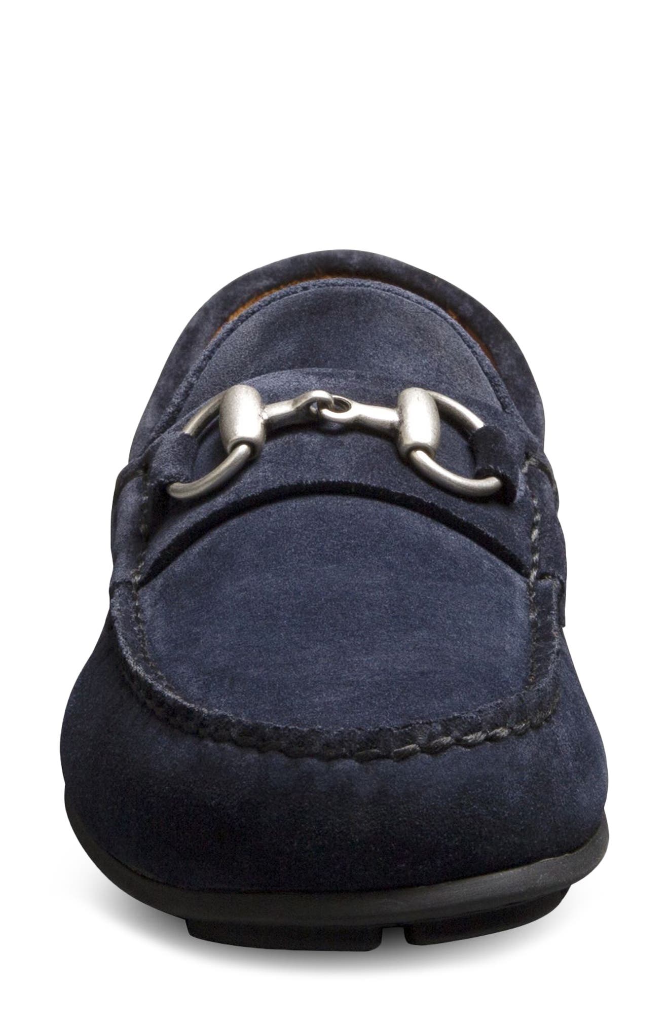 Allen Edmonds Sebastian Bit Loafer, Alternate, color, Navy Suede