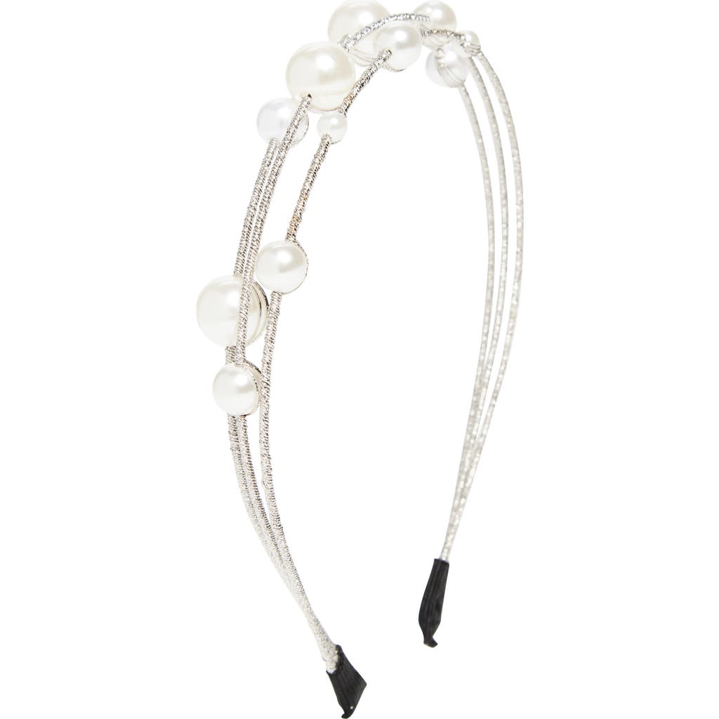 Cara Kids' Set Of 3 Headbands In Silver