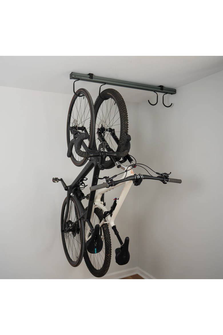 CycleSlide - Ceiling Mounted Bike Storage - 1 - 4 Bikes, Alternate, color, Grey