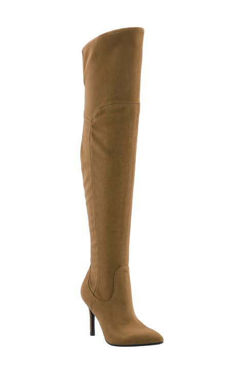 Daneca Pointy Toe Over-the-Knee Boot (Women)