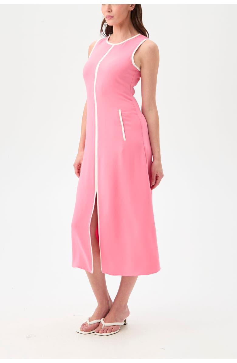 Trina Turk Magnifique Front Slit Midi Dress, Alternate, color, 