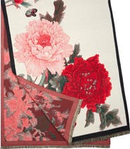 SAACHI Floral Reversible Scarf