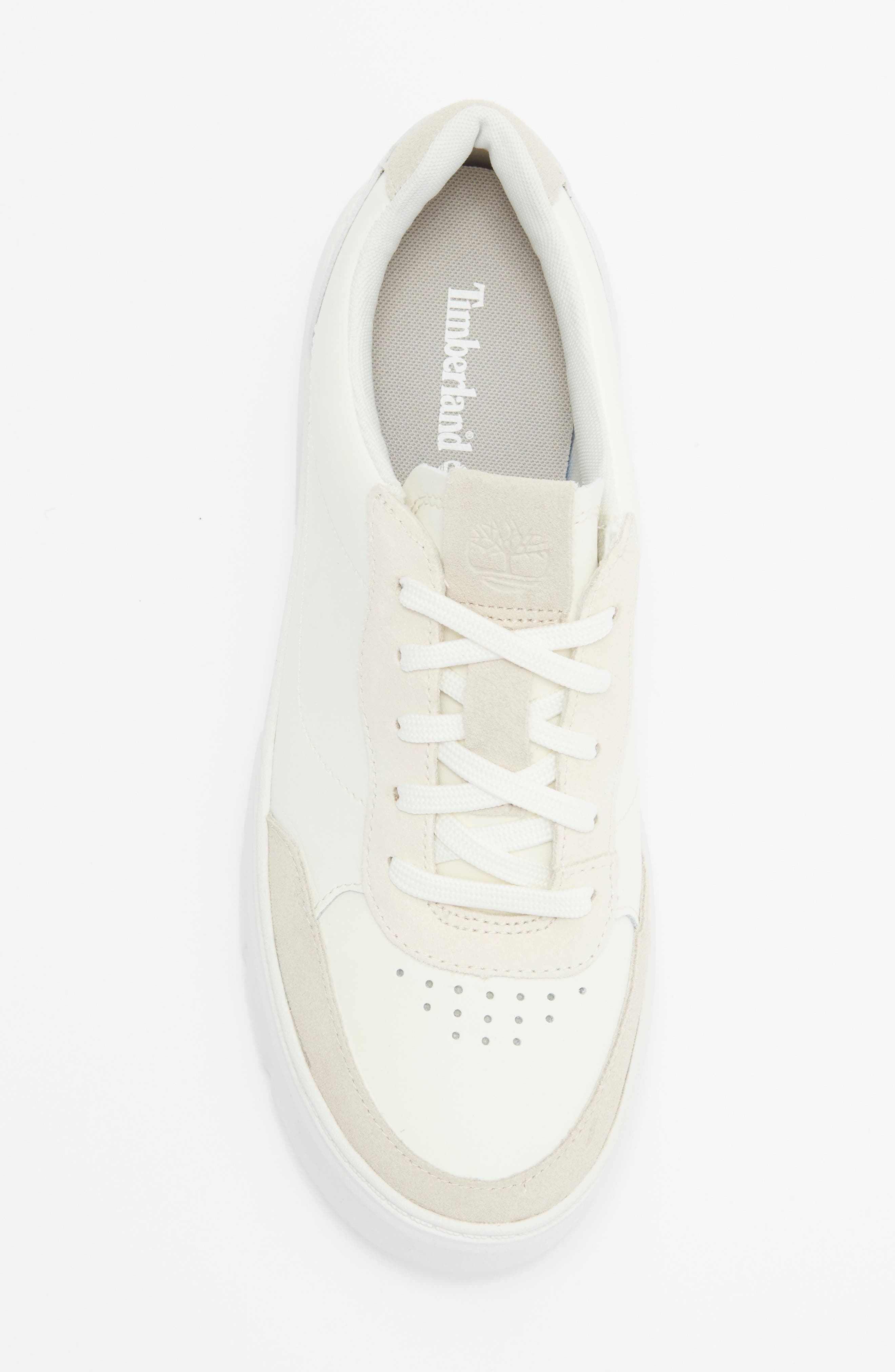 Timberland Laurel Court Low Top Sneaker, Alternate, color, Natural Leather
