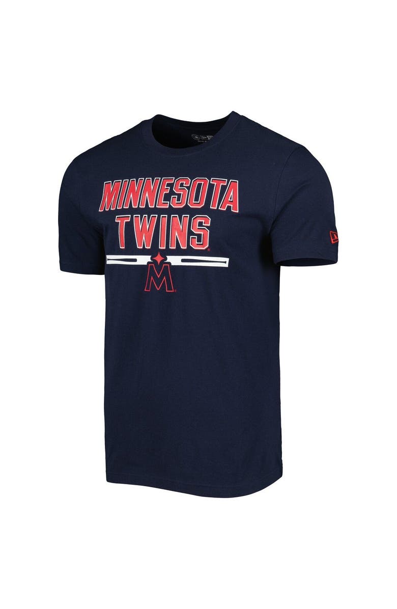 New Era Men's New Era Navy Minnesota Twins Batting Practice T-Shirt, Alternate, color, Navy