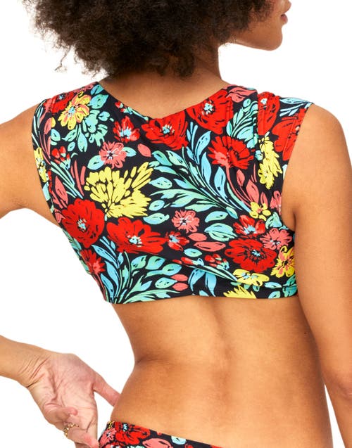Shop Adore Me Salamanca Swimwear Bra In Floral Black