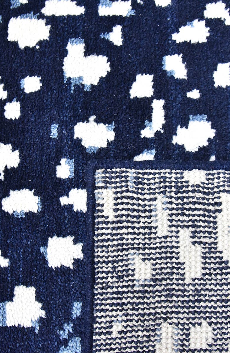 Solo Rugs Louis Handmade Wool Blend Area Rug, Alternate, color, Blue