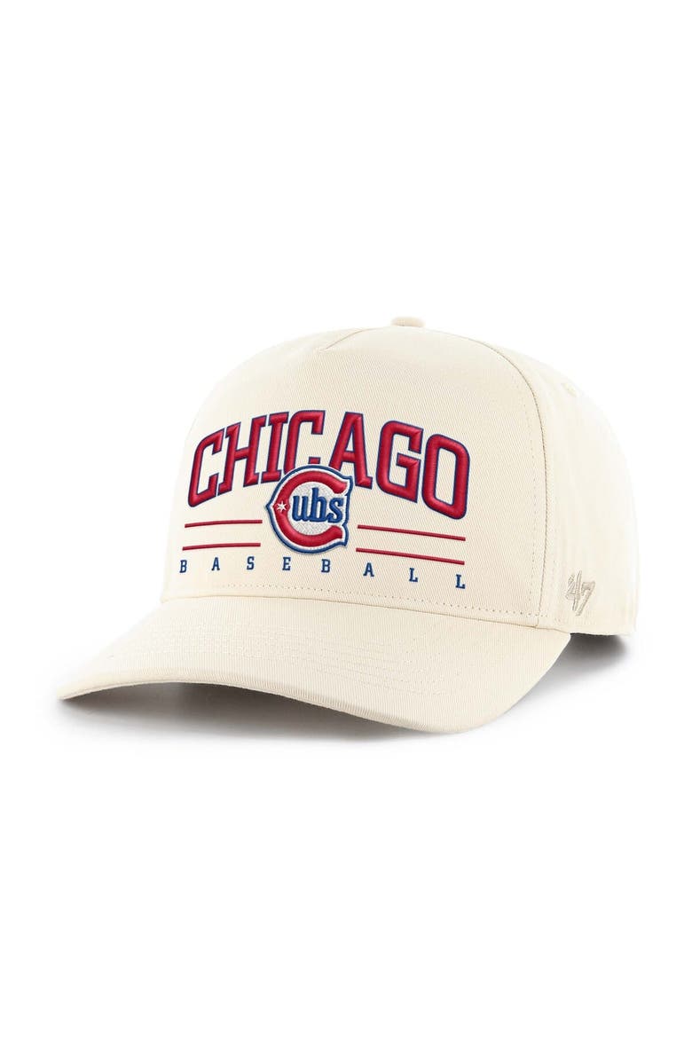 '47 Men's '47  Cream Chicago Cubs Blues Roscoe Hitch Adjustable Hat, Main, color, Cream