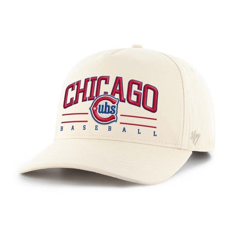Men's '47  Cream Chicago Cubs Blues Roscoe Hitch Adjustable Hat