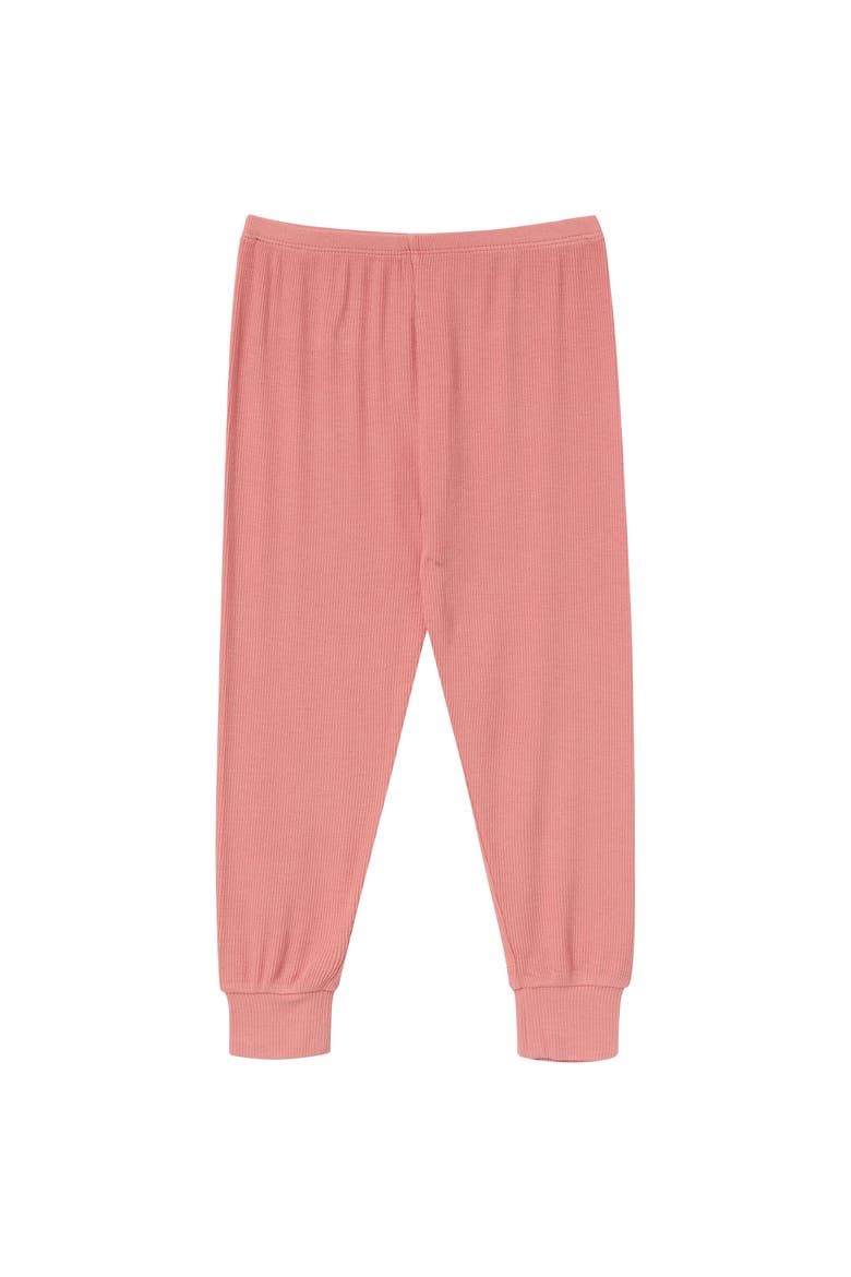 Snug Fit 4-Piece Pajama Set, Alternate, color, Light Rose Strawberry
