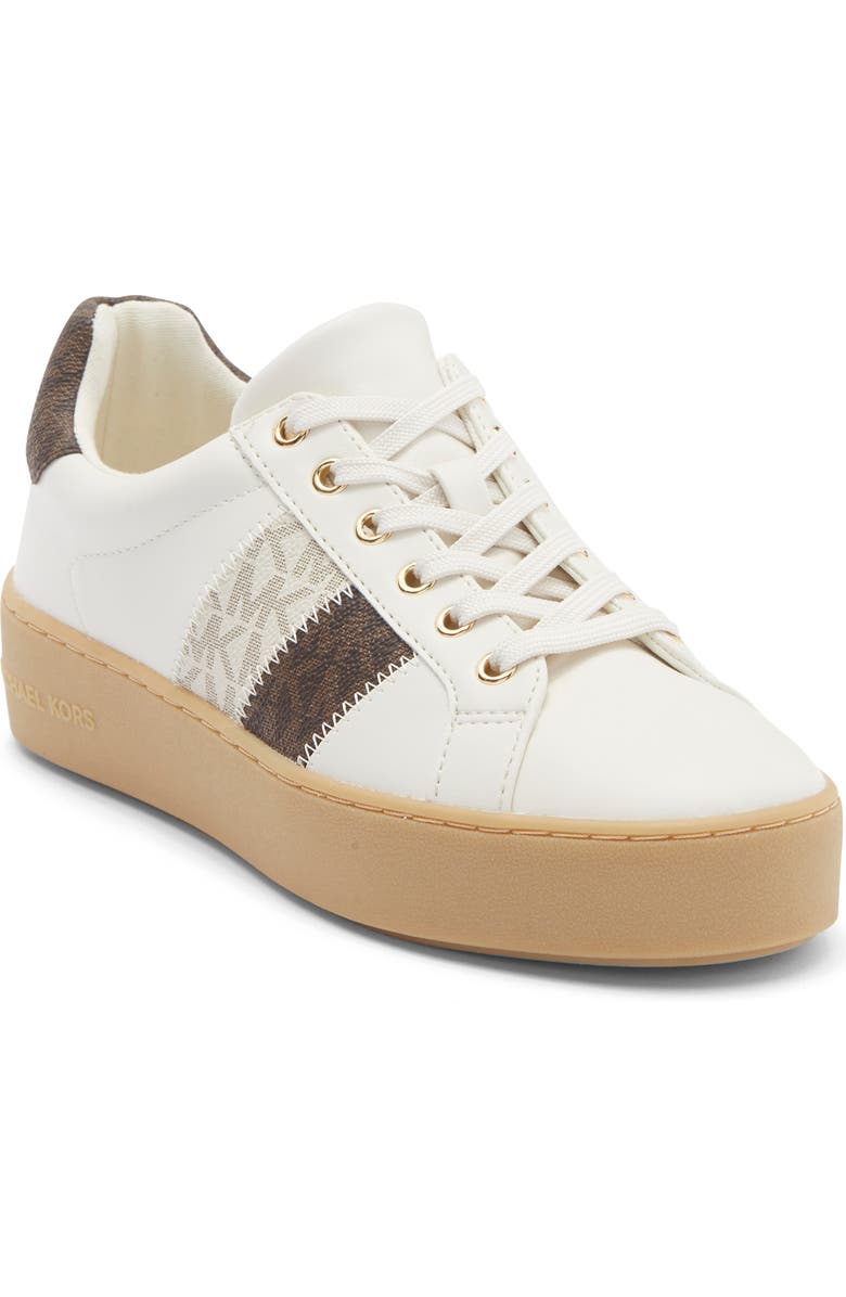 MICHAEL Michael Kors Poppy Low Top Sneaker, Main, color, Brown