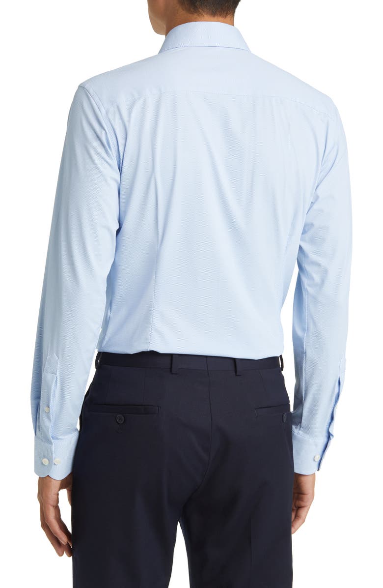 Eton Slim Fit Geometric Dress Shirt, Alternate, color, 