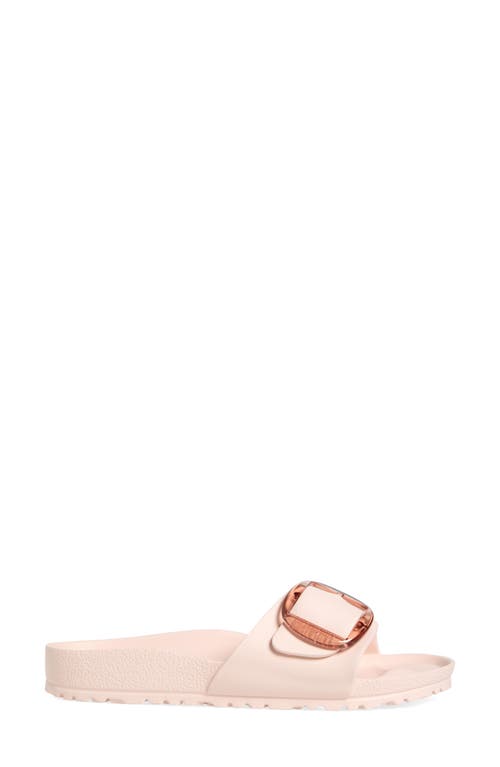 Birkenstock Madrid Big Buckle Eva Slide Sandal In Light Rose