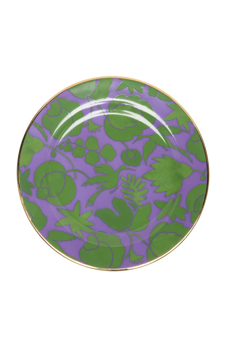 La DoubleJ Dessert Plates Set Of 2, Alternate, color, Wildbird Lilla/Verde Lilac