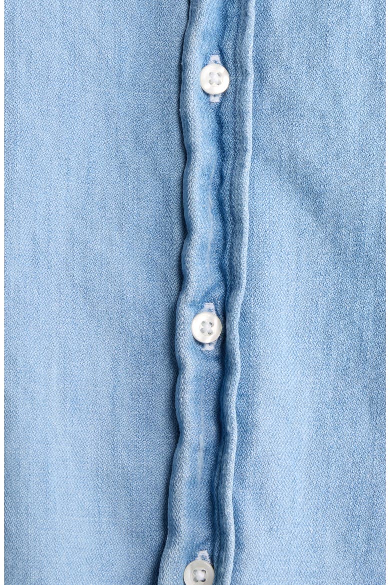 Eileen Relaxed Button Up Shirt, Alternate, color, CLASSIC BLUE WASH
