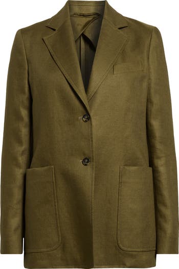 Max Mara Guglia Linen Blazer | Nordstrom