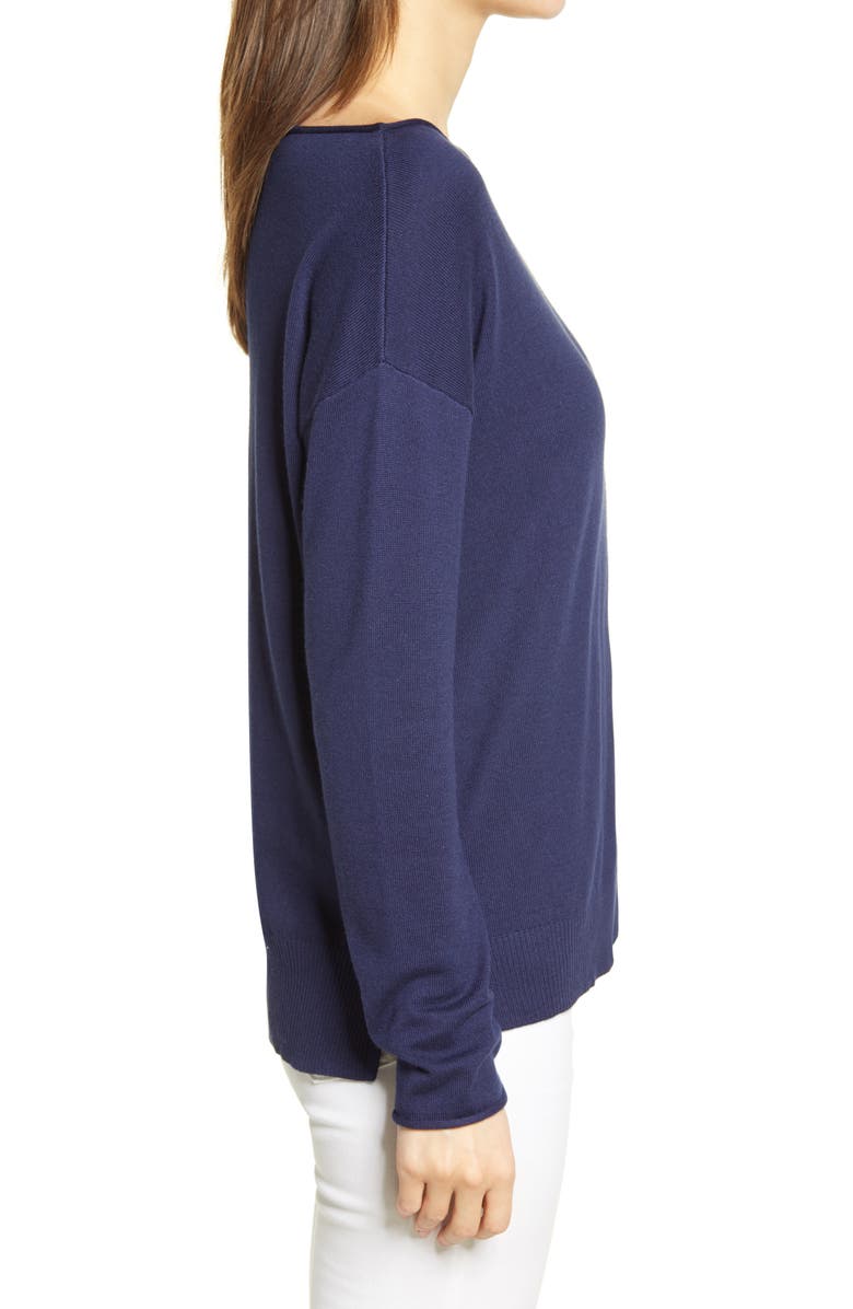 Caslon<sup>®</sup> Boatneck Sweater, Alternate, color, 