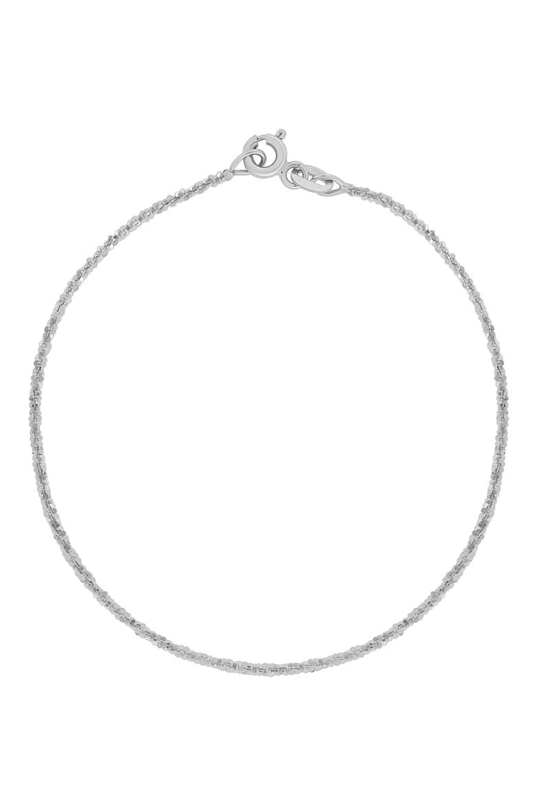 14K Gold Chain Bracelet (Nordstrom Exclusive), Main, color, 14K WHITE GOLD