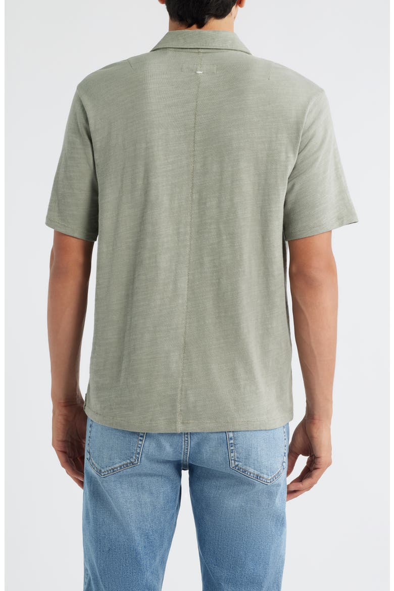 Classic Flame Polo, Alternate, color, LEAF GREY
