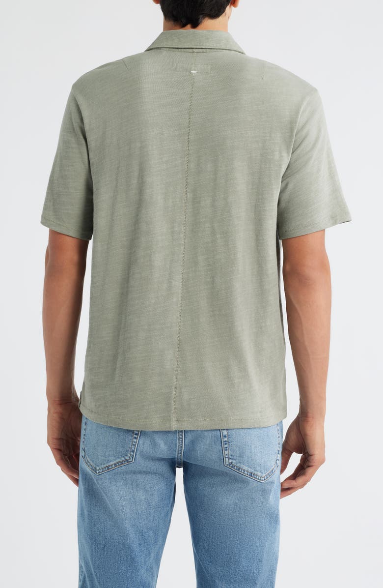 rag & bone Classic Flame Polo, Alternate, color, Leaf Grey