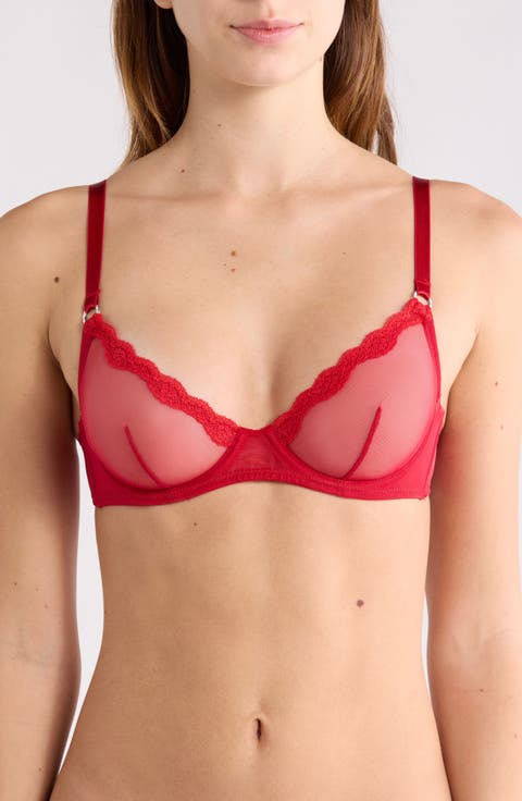Sheer Tulle Demi Bra