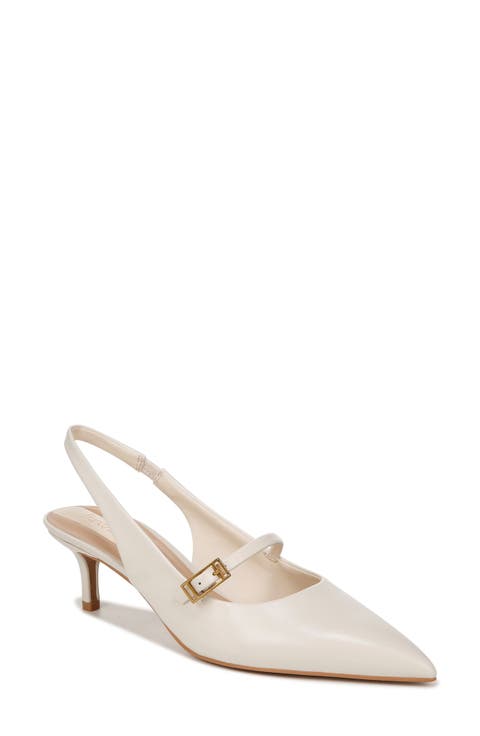 Khloe Pointed Toe Kitten Heel Pump (Women)