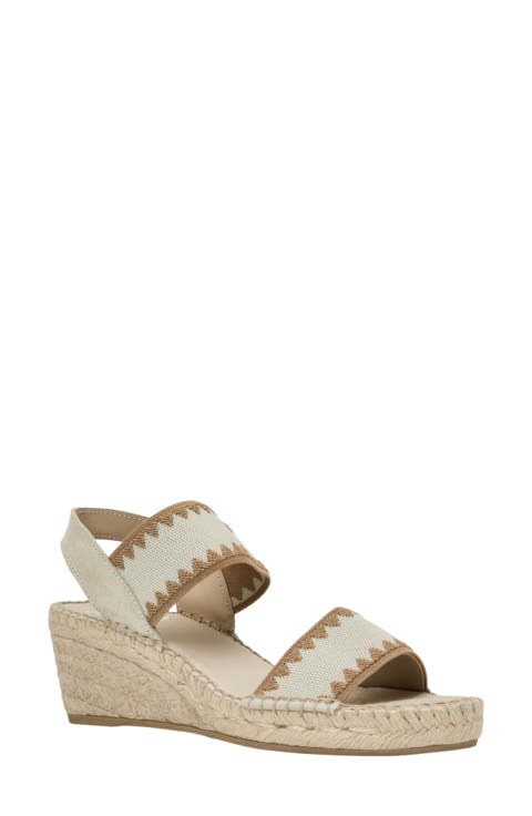 Ava Ankle Strap Espadrille Wedge (Women)