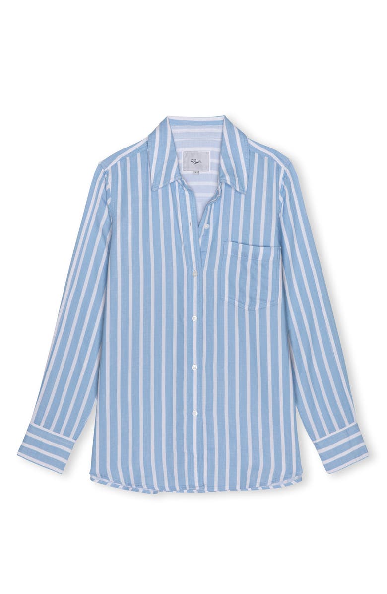 Rails Freeman Cotton Button-Up Shirt, Alternate, color, Saltwater Stripe