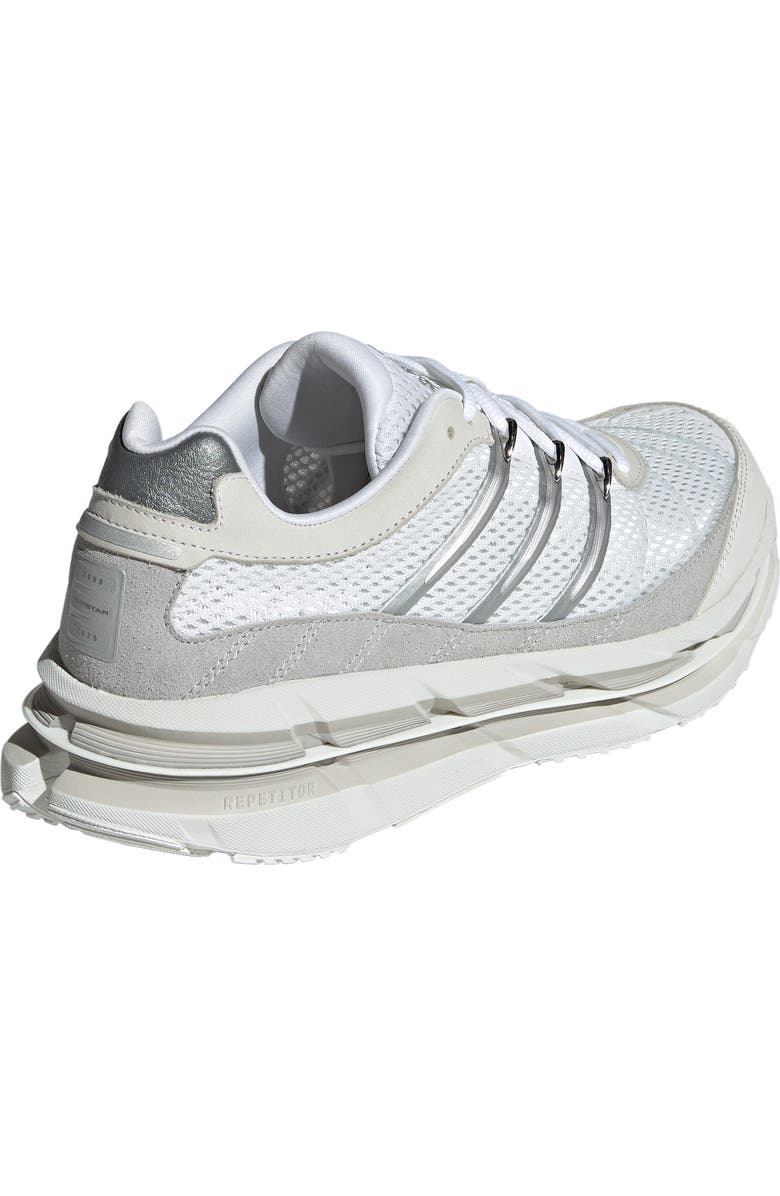 adidas Gender Inclusive Adistar Hrmy Sneaker, Alternate, color, White/ Silver/ Silver Metallic