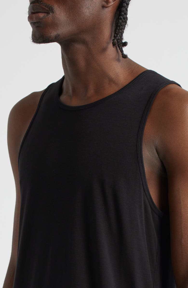 JKEEFER Loose Fit Tank, Alternate, color, Black