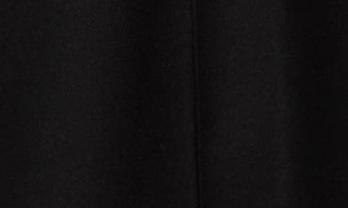 Vince Brushed Flannel Wide Leg Pull-on Pants In Black