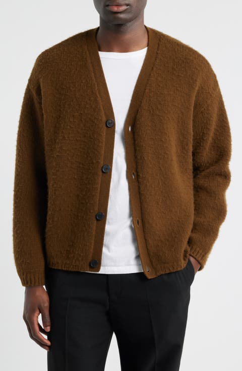 Brushed Cashmere Cardigan