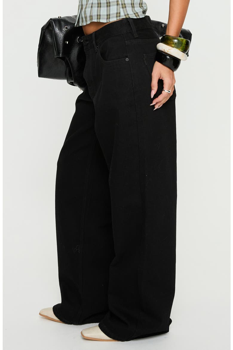 Serenitia Relaxed Jeans, Alternate, color, JET BLACK
