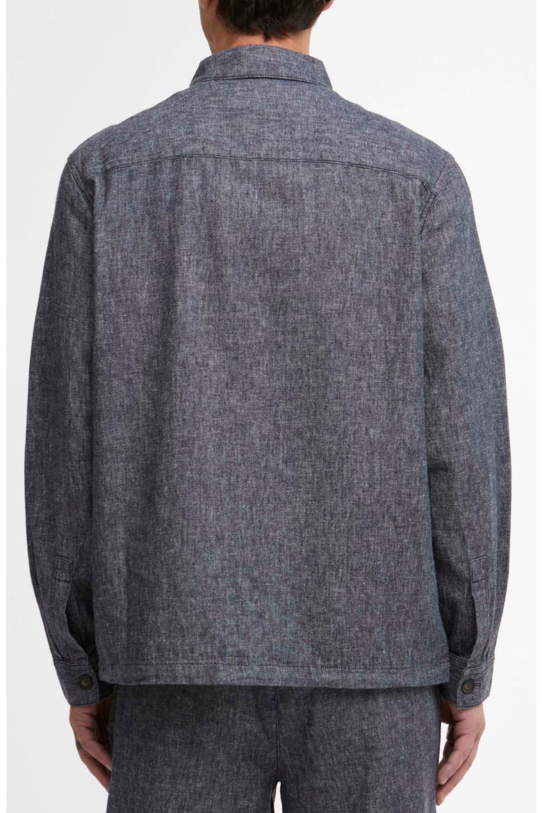Stillwater Linen & Cotton Overshirt, Alternate, color, NAVY