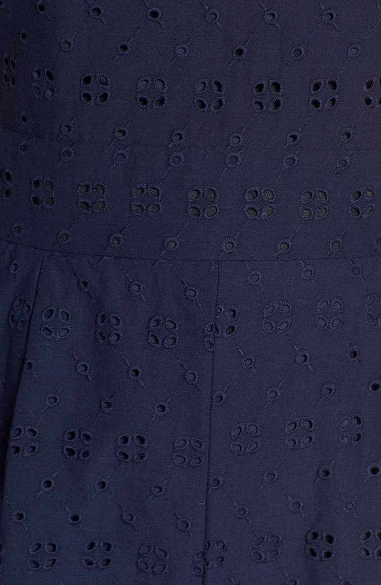 Vince Camuto Cotton Eyelet Sleeveless Crop Wide Leg Jumpsuit, Alternate, color, 