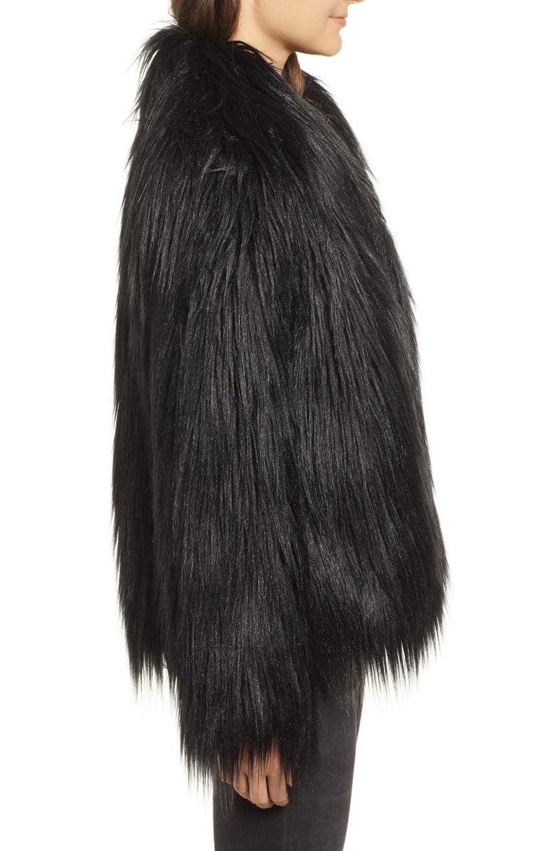 Zadig & Voltaire Fridas Faux Fur Coat, Alternate, color,