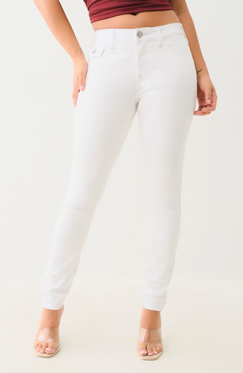 True Religion Jennie Flap Skinny Jeans, Main, color, 