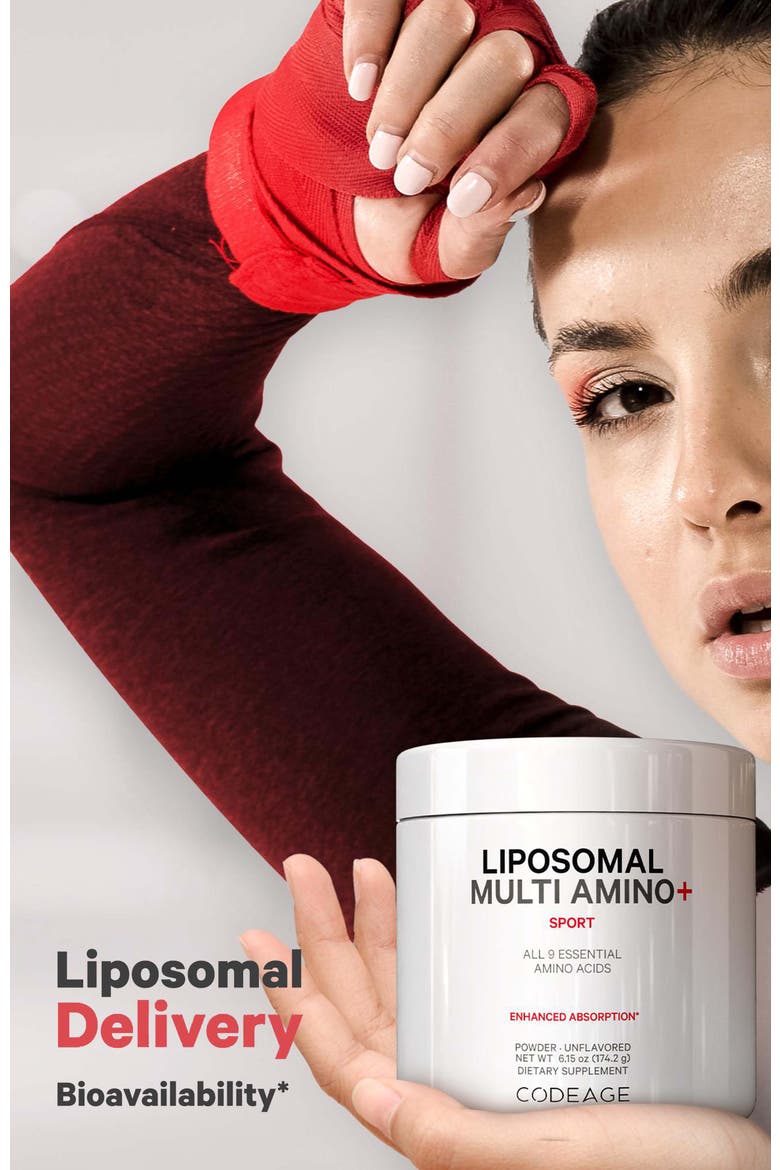 Liposomal Multi Amino+ BCAA Powder Supplement, Alternate, color, White