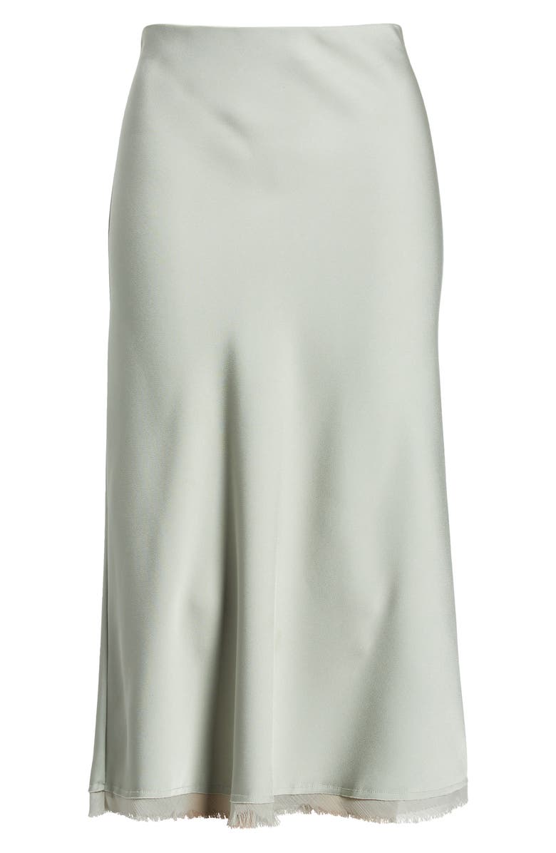 RUE SOPHIE Kat Satin Midi Skirt, Alternate, color, 