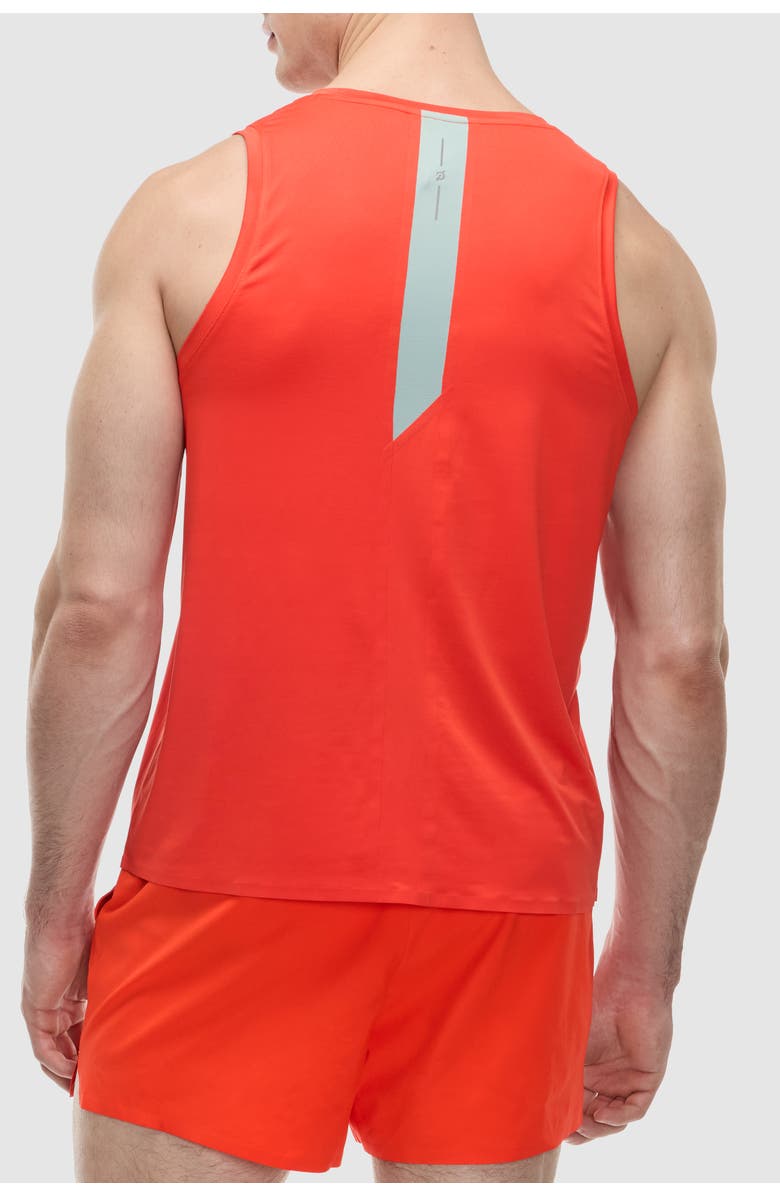 Peloton Interlock Bonded Tank, Alternate, color, Cherry Tomato