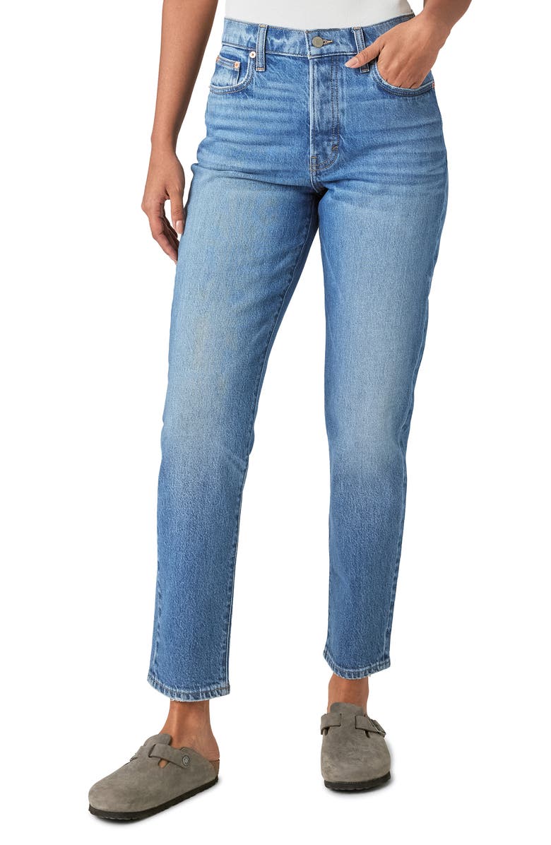 Lucky Brand Drew High Waist Straight Leg Mom Jeans, Main, color, 