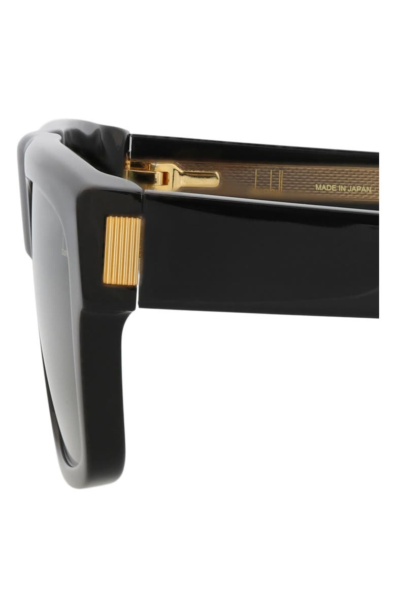 Dunhill 57mm Square Sunglasses, Alternate, color, Black / Green