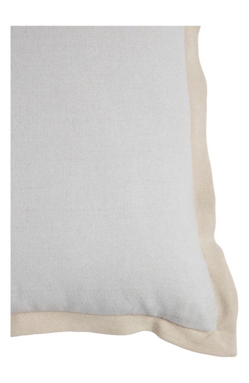 Nordstrom Ruffle Trim Accent Pillow In Grey Vapor