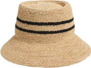Brixton Ellee Straw Packable Bucket Hat