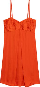 Zadig & Voltaire Rippies Pleated Satin Slipdress
